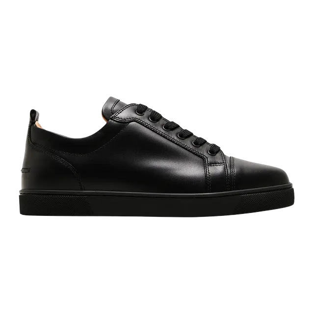 Christian Louboutin Louis Junior Flat Low Black — Authentic Shoes & Footwear at CLZTURE