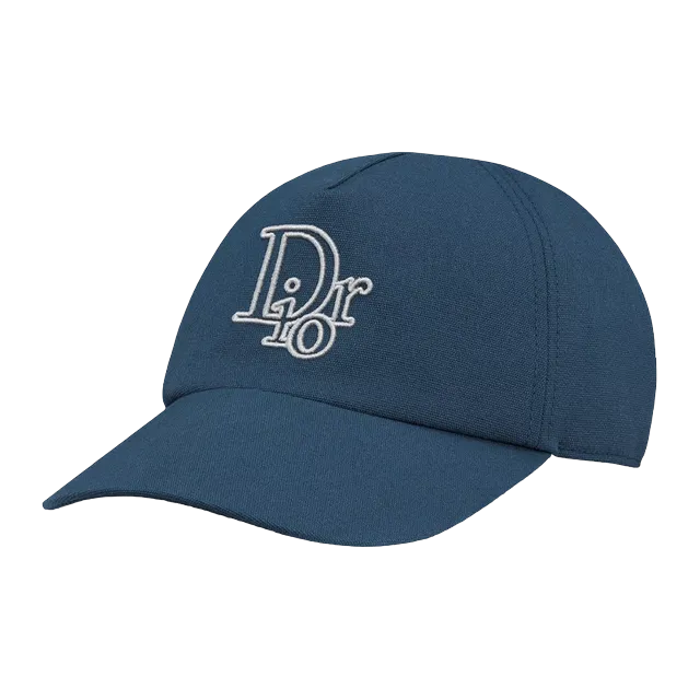 Dior Cap Logo Oblique Blue — Authentic Caps & Beanies at CLZTURE