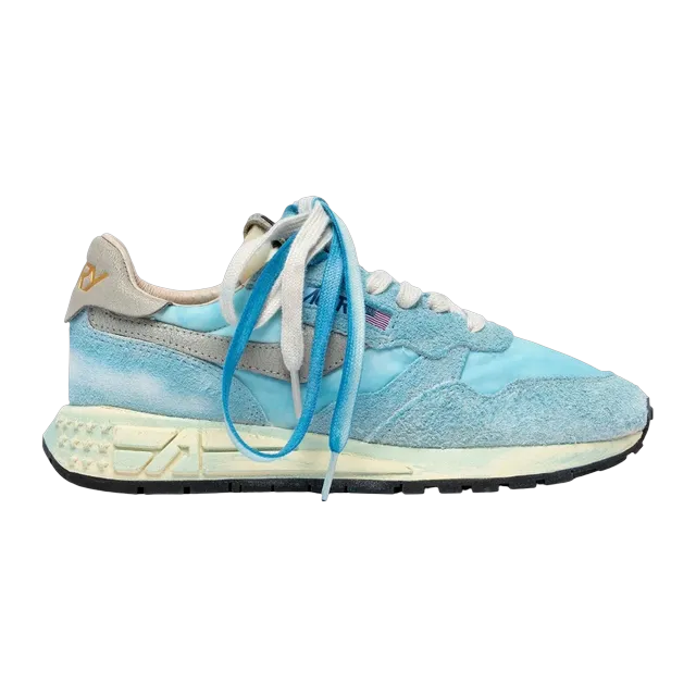 Autry Reelwind Super Vintage Low Baby Blue — Authentic Shoes & Footwear at CLZTURE
