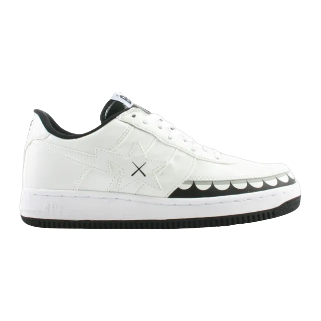 BAPE Kaws x Bapesta Fs-029 Low Chompers – White — Authentic Shoes & Footwear at CLZTURE