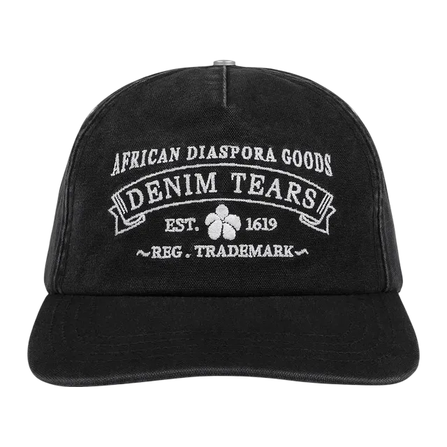 Denim Tears Adg Cap Black — Authentic at CLZTURE