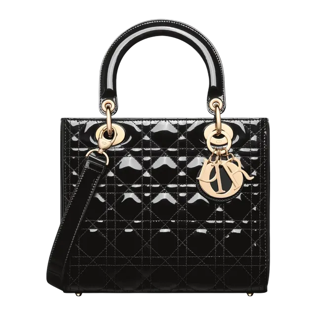 Bag Lady Dior Medium 24Cm Black — Authentic Bags & Luggage at CLZTURE