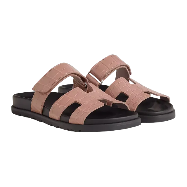 Hermès Sandals Chypre Pink — Authentic Shoes & Footwear at CLZTURE