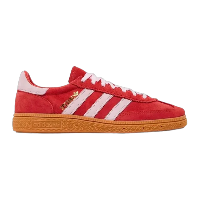Adidas Handball Spezial Wmns Bright Red Clear Pink — Authentic Adidas at CLZTURE