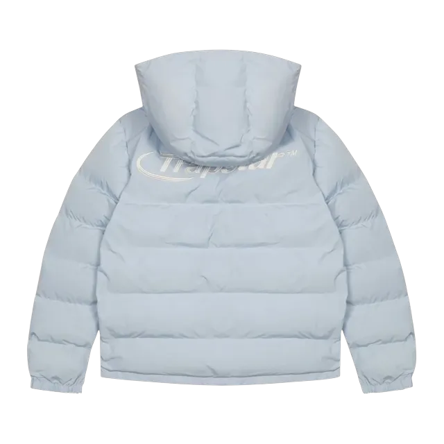 Trapstar Hyperdrive Detachable Hooded Puffer Ice Blue — Authentic Trapstar in stock at CLZTURE