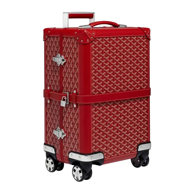 Goyard Bourget Pm Trolley Case Red — Authentic Bags & Luggage at CLZTURE