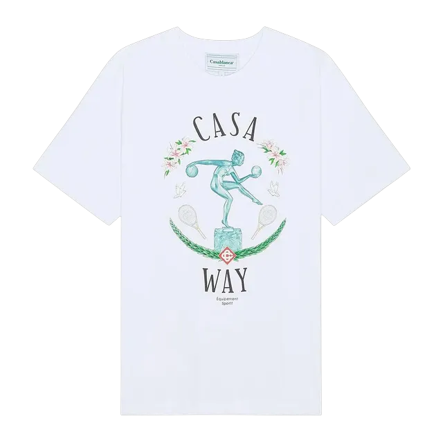 Casablanca Printed T-Shirt Statue En Marbre — Authentic Casablanca in stock at CLZTURE