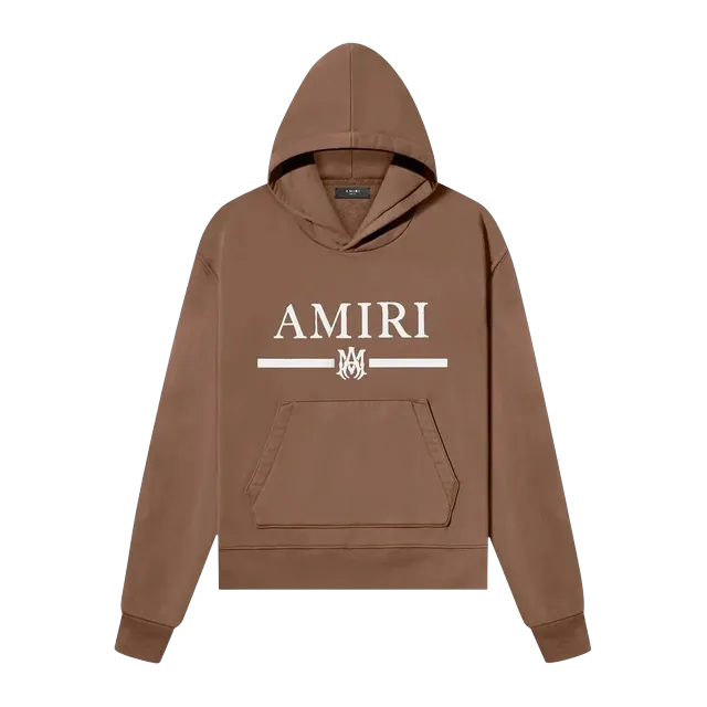 Amiri Puff Logo Hoodie Brown — Authentic Hoodies & Sweats at CLZTURE