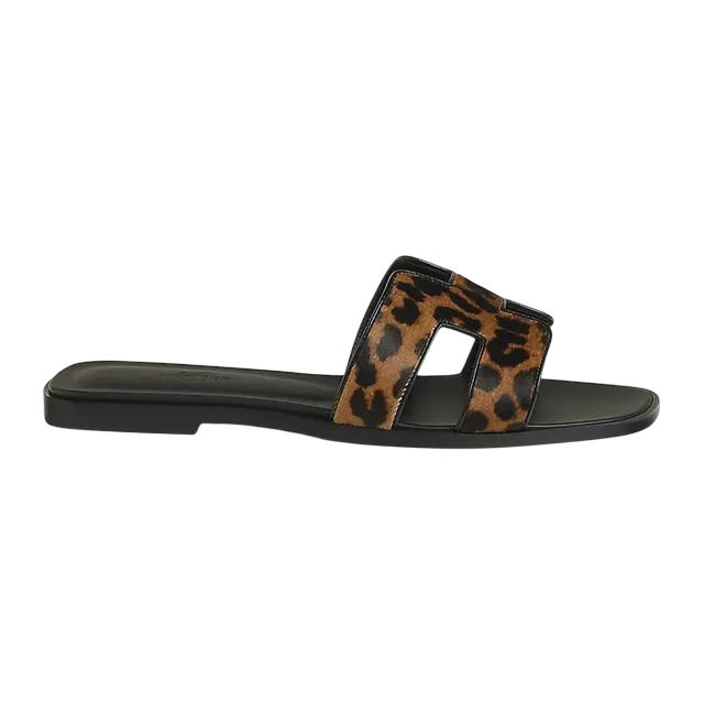 Hermès Oran Leopard — Authentic Shoes & Footwear at CLZTURE