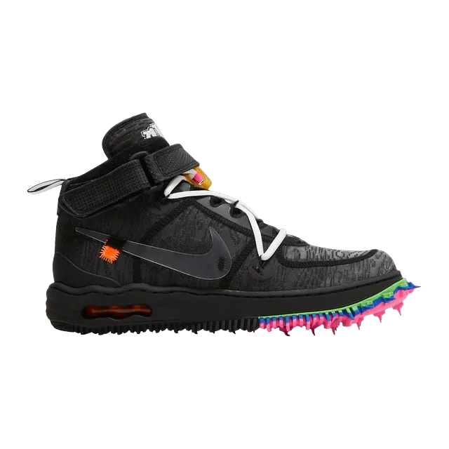 Off-White x Air Force 1 Mid Black — Authentic Shoes & Footwear at CLZTURE