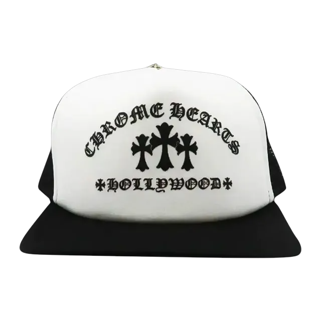 Chrome Hearts King Taco Trucker Hat Black/White — Authentic Chrome Hearts in stock at CLZTURE