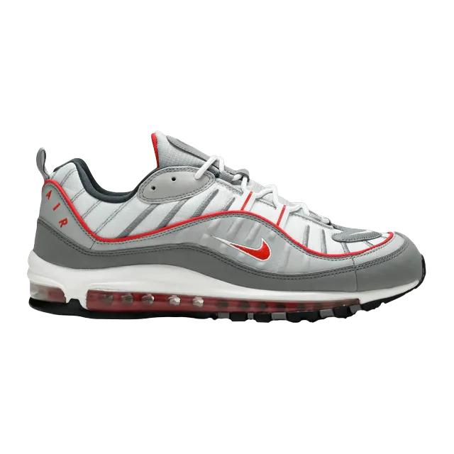 Air Max 98 Particle Grey Red — Authentic Shoes & Footwear at CLZTURE