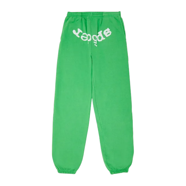 Sp5der Legacy Sweatpant Green — Authentic Pants & Trousers at CLZTURE