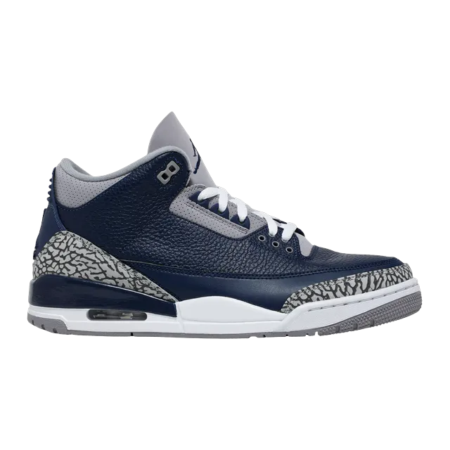 Jordan 3 Retro ‘Georgetown’ Blue — Authentic Shoes & Footwear at CLZTURE