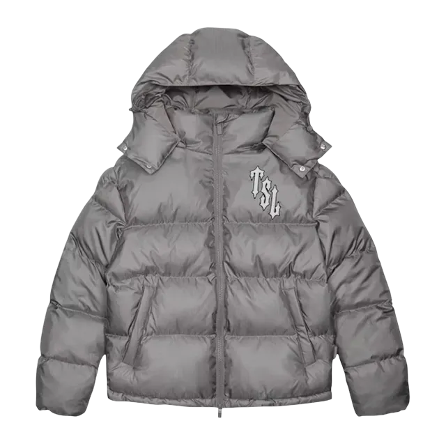 Trapstar Shooters Hooded Puffer Grey — Authentic Trapstar in stock at CLZTURE