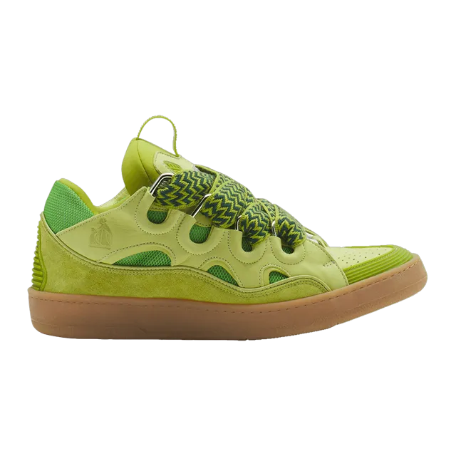 Lanvin Sneakers Curb Green — Authentic Shoes & Footwear at CLZTURE