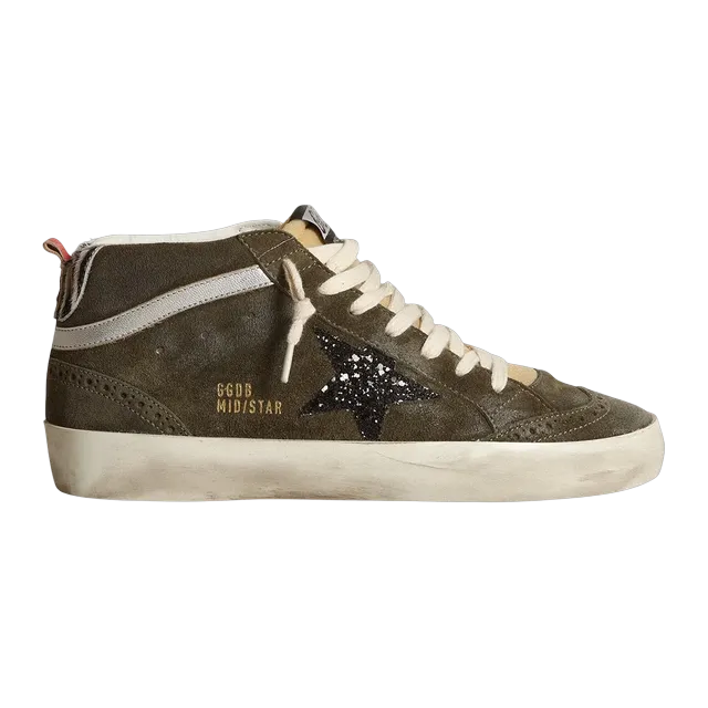 Golden Goose Sneakers Mid Star Green — Authentic Shoes & Footwear at CLZTURE
