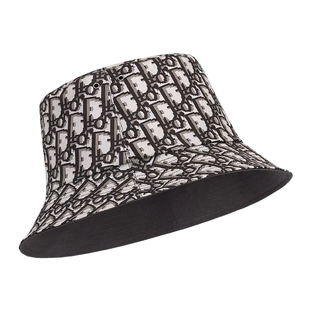 Dior Bucket Hat Oblique Grey — Authentic Accessories at CLZTURE