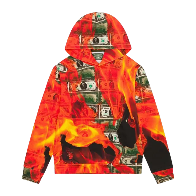 Denim Tears Burn It All Hoodie Multicolor — Authentic Denim Tears in stock at CLZTURE
