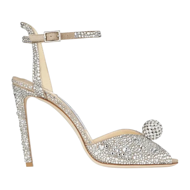 Jimmy Choo Sacora 100Mm White — Authentic Jimmy Choo in stock at CLZTURE