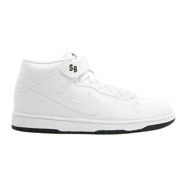 Dunk Mid Pro SB White — Authentic Nike in stock at CLZTURE