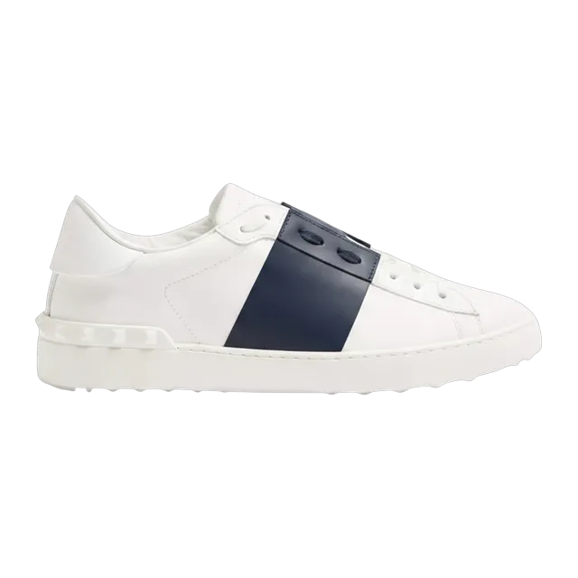 Valentino Sneakers Open White Blue Navy — Authentic Shoes & Footwear at CLZTURE