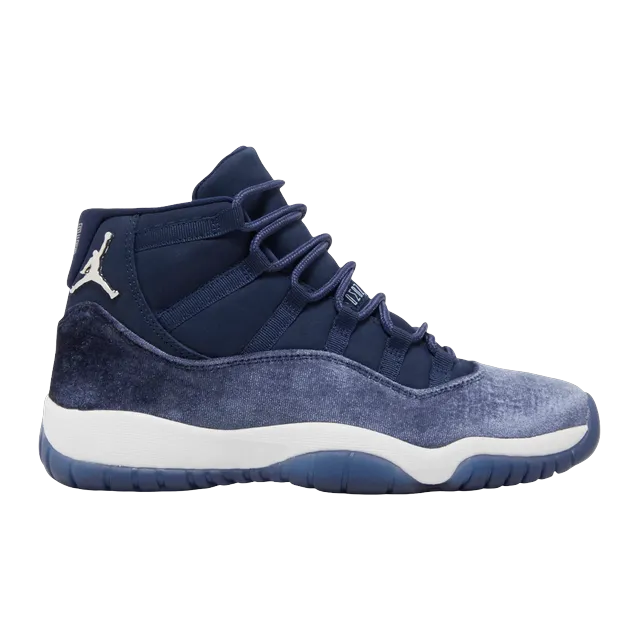 Wmns Jordan 11 Retro Midnight Navy Velvet — Authentic Shoes & Footwear at CLZTURE