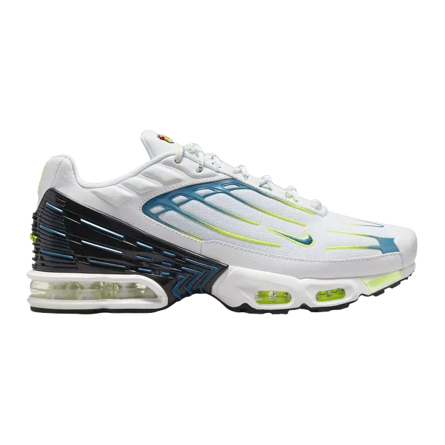 Air Max Plus 3 White Volt Marina — Authentic Shoes & Footwear at CLZTURE