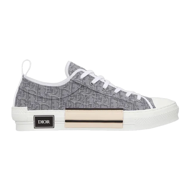 Dior Sneakers B23 Basse Oblique Grey — Authentic Shoes & Footwear at CLZTURE