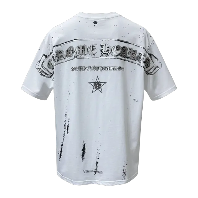Chrome Hearts T-Shirt Cross Logo White — Authentic Chrome Hearts in stock at CLZTURE