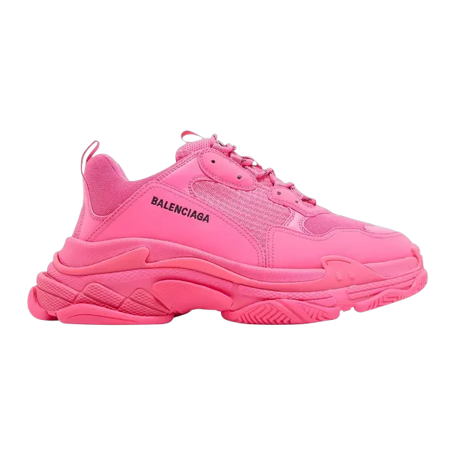 Balenciaga Triple S Fluorescent Pink — Authentic Shoes & Footwear at CLZTURE