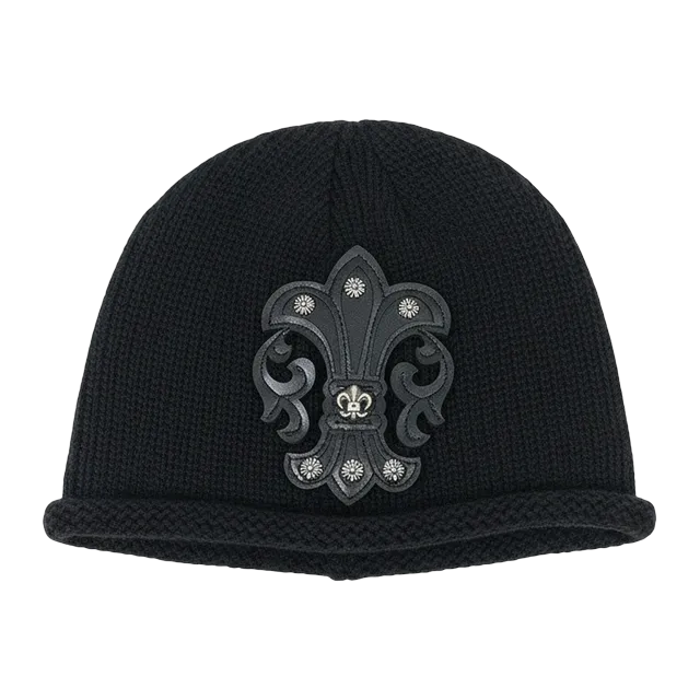 Chrome Hearts Beanie Logo Black — Authentic Accessories at CLZTURE