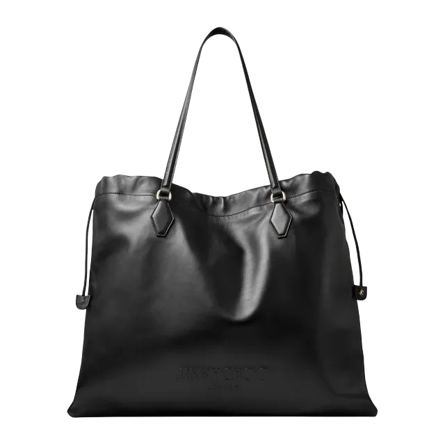 Jimmy Choo Drawstring Tote Large Black — Authentic Bags & Luggage at CLZTURE