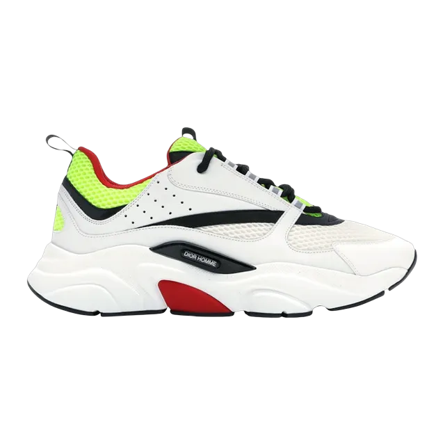 Dior Sneakers B22 White Yellow — Authentic Shoes & Footwear at CLZTURE