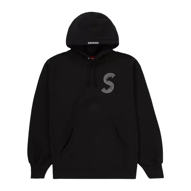 Supreme s Logo Hooded Black — Authentic Supreme in stock at CLZTURE