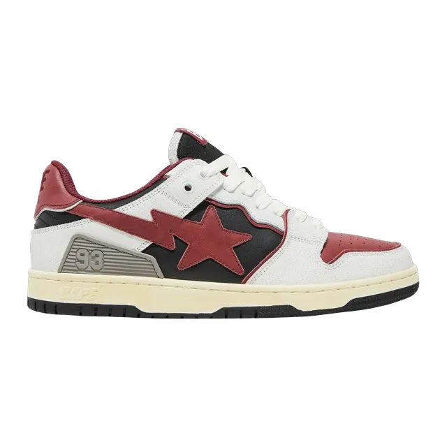 BAPE Sk8 Sta #4 Red — Authentic Shoes & Footwear at CLZTURE