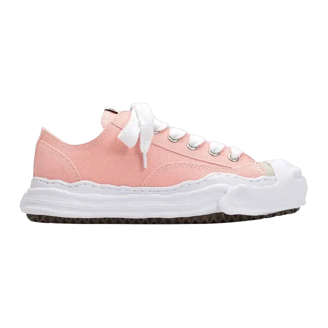 Mihara Yasuhiro Hank Og Sole Canvas Low Pink — Authentic Shoes & Footwear at CLZTURE