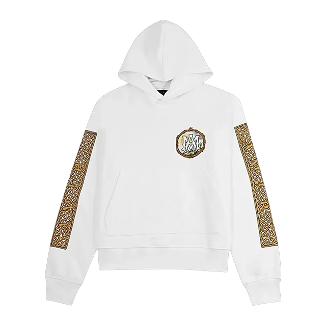 Amiri Alchemy Frame Hoodie White — Authentic at CLZTURE