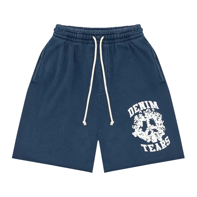 Denim Tears University Shorts Navy — Authentic Denim Tears in stock at CLZTURE