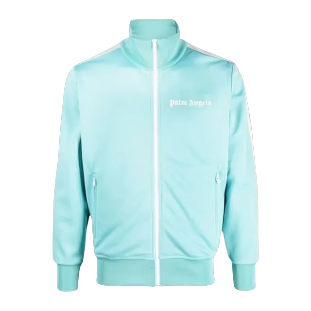 Palm Angels Classic Logo Track Blue — Authentic Jackets & Outerwear at CLZTURE