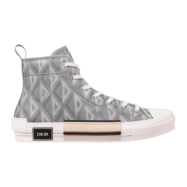 Dior Sneakers B23 Haute CD Diamond Grey — Authentic Shoes & Footwear at CLZTURE