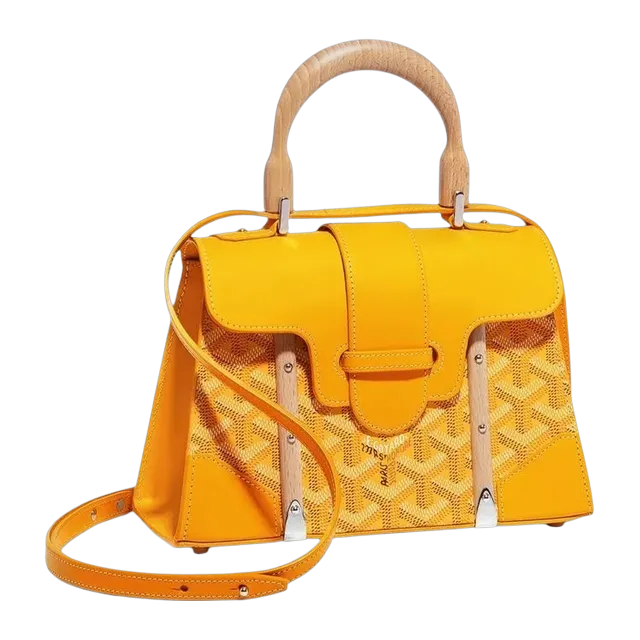 Goyard Bag Saïgon Structuré Mini 20Cm Yellow — Authentic Goyard in stock at CLZTURE