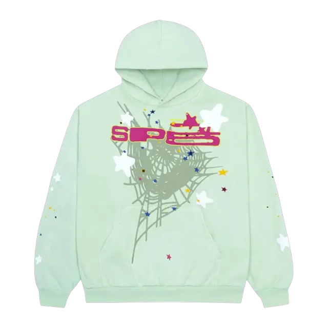 Sp5der Hoodie Mint — Authentic Hoodies & Sweats at CLZTURE