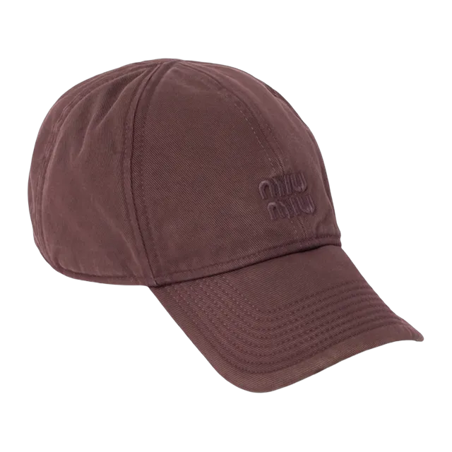 Miu Miu Cap Drill Brown — Authentic Miu Miu in stock at CLZTURE