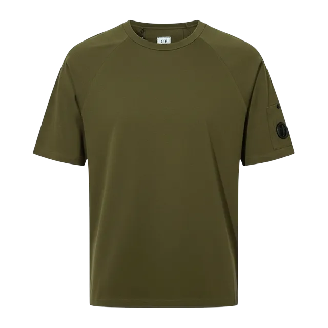 C.P. Company T-Shirt Lens Olive — Authentic T-Shirts at CLZTURE
