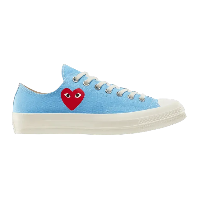 Converse Comme Des Garçons x Chuck 70 Low Bright Blue — Authentic Shoes & Footwear at CLZTURE
