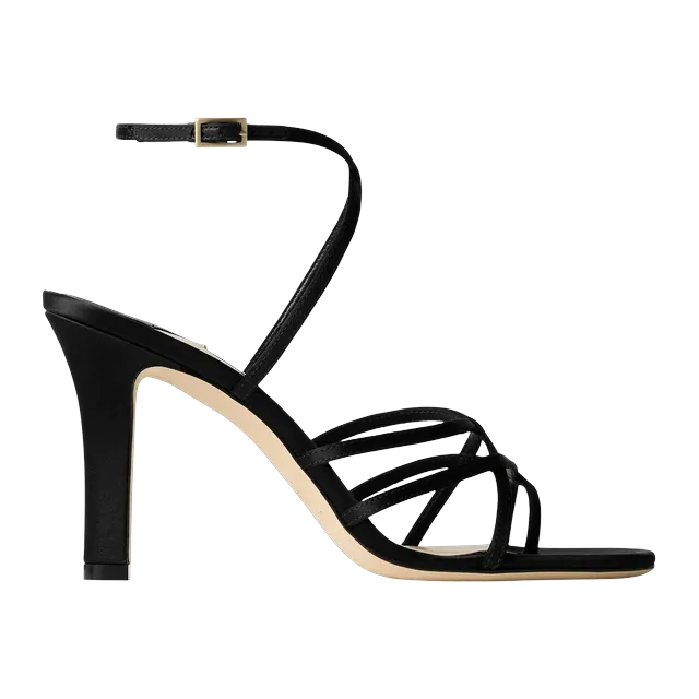 Jimmy Choo Strappy 100Mm Black — Authentic Jimmy Choo in stock at CLZTURE
