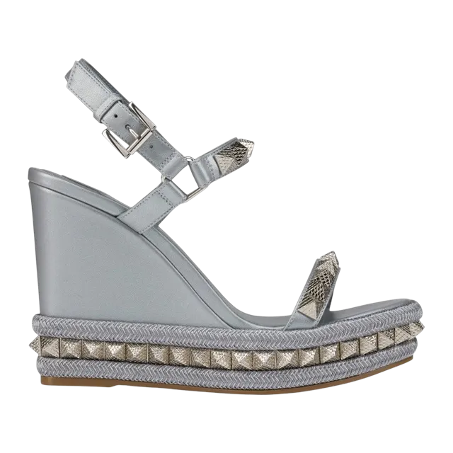 Christian Louboutin Pyraclou Grey — Authentic Shoes & Footwear at CLZTURE