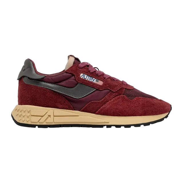 Autry Reelwind Low Red Grey — Authentic Shoes & Footwear at CLZTURE