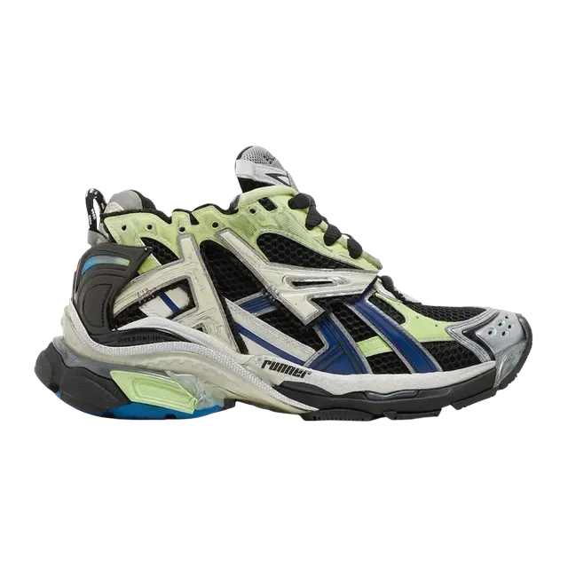 Balenciaga Runner Grey Blue Green — Authentic Shoes & Footwear at CLZTURE